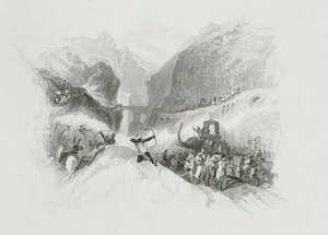 Hannibál (Kr. e. 247-183) áthalad az Alpokon alkotó: W.R. Smith