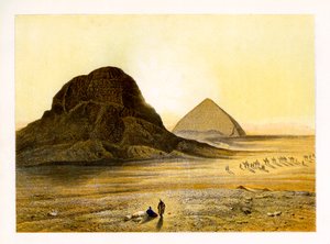 Dashur téglapiramisai, Egyiptom, 1870.