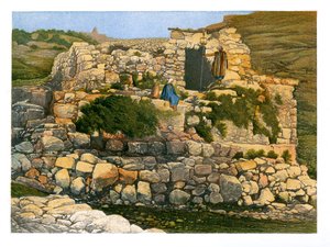 En-Rogel kútja, Jeruzsálem, 1870.