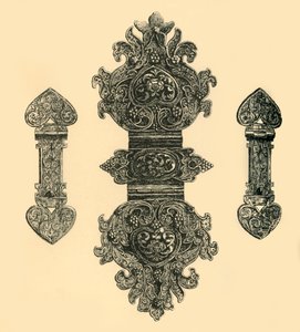 Ezüst könyvkapcsok, 1881. alkotó: W. E. Mackaness