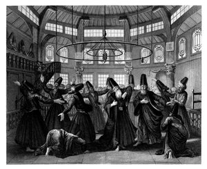 A dervisek tánca, 1870.