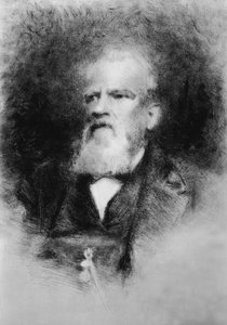 Alberto Mazzucato (1813-1877) olasz zeneszerző portréja, rézkarc