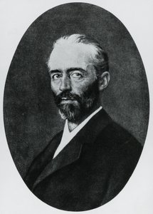 Emil Theodor Kocher (1841-1917) svájci orvos, 1909-ben orvosi Nobel-díjas portréja, metszet alkotó: John Ward Dunsmore