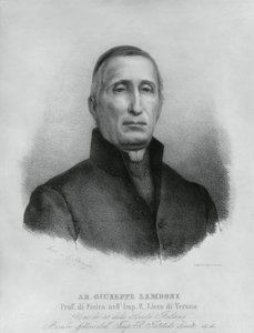 Giuseppe Zamboni (1776-1846) olasz katolikus pap és fizikus portréja