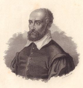 Andrea Palladio olasz építész portréja, Andrea di Pietro (1508-1580) álneve, rézmetszet