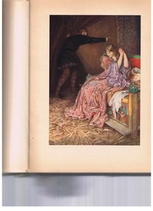 Hamlet azt mondja Opheliának, hogy menjen zárdába, miközben őrültnek tetteti magát, William Shakespeare "Hamlet"-jéből, a Hodder und Stoughton kiadónál 1915-ben megjelent kiadásban.