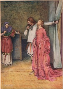 Ophelia őrülete, William Shakespeare Hamletéből, a Hodder und Stoughton kiadása 1915-ben
