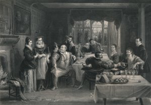 Falstaff és barátai Windsor vidám feleségei, 1870 alkotó: W. Greatbatch