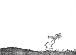 Dance She Must, Over Field and Meadow, 1930 alkotó: William Heath Robinson