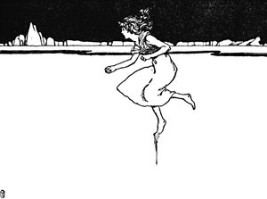 Olyan gyorsan futott, ahogy csak tudott, 1930 alkotó: William Heath Robinson