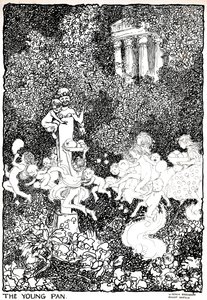 The Young Pan - Stage One, 1920 alkotó: William Heath Robinson
