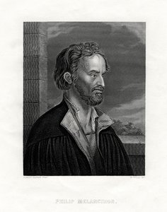 Philipp Melanchthon A protestáns reformáció német teológusa és írója, XIX. alkotó: W. Holl