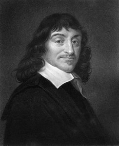 Rene Descartes, 17. századi francia filozófus és matematikus, 1836.