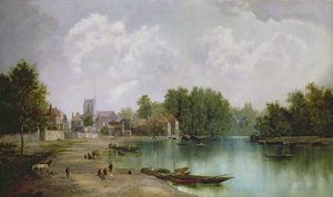 Kilátás Twickenhamre alkotó: W. Howard