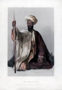 Egy arab sejk, 19. század