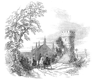 Rosenau – Őfelsége Albert herceg rajzából, 1845.