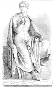 Thorwaldsen Lord Byron szobra, 1845.