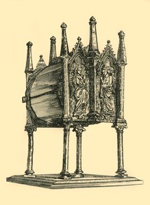 Ereklyetartó, 14. század, 1881.