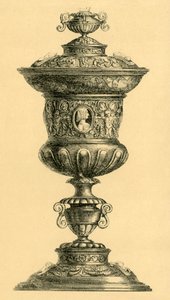Ezüst pohár és fedél, c1550, 1881.