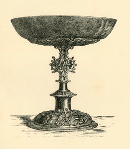 Ezüst tazza, 17. század eleje, 1881.