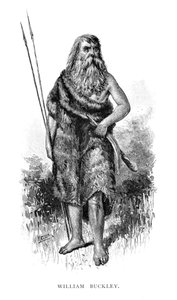 William Buckley, megszökött angol elítélt Ausztráliában, 1886.