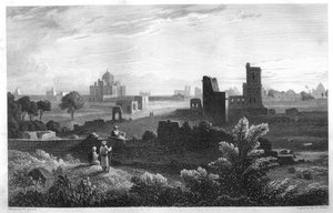 Humaioon sírja, Delhi, India, 1860.