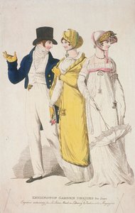 Kensington Garden ruhák júniusra, 1810
