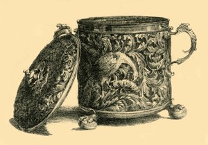 Ezüst aranyozott pohár és borító, 1669-1670, 1881. alkotó: W T Roberts