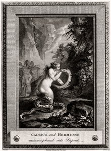 Kadmus és Hermione, kígyókká átalakulva, 1776