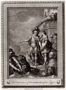 Telemachus távozása Egyiptomból, 1775