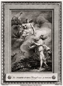 A nimfa visszhangja, hanggá változott, 1774