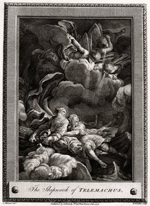 Telemachus hajótörése, 1777 alkotó: W. Walker