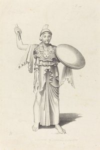 Minerva, egy bronzból, Daedalus alkotó: W. Walton after John Flaxman