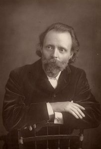 ""(Thomas Henry) Hall Caine (1853-1931) angol regényíró. Dante Gabriel Rossetti társa az utóbbi élete végén (1881-1882) (faburytípus)