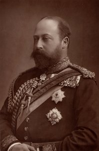 VII. Edward (1841-1910) az Egyesült Királyság királya 1901-től, még mindig Wales hercege. (fabury típusú)