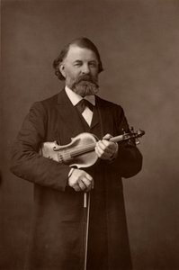 ""Joseph Joachim (1831-1907) Hungarian violinist, composer and Director of Berlin Conservatory (woodburytype) alkotó: W. and D. (after) Downey