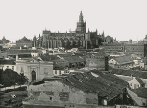 A székesegyház, Sevilla, Spanyolország, 1895.