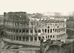 A Colosseum, Róma, Olaszország, 1895.