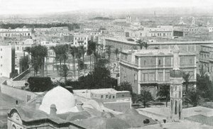Kilátás Alexandria városára, Egyiptom, 1895. alkotó: W and S Ltd