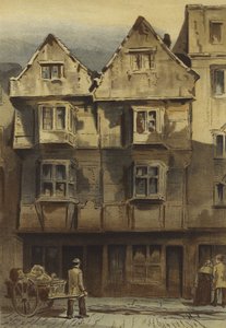 Régi házak, Wych Street, Drury Lane vége (kromolito)