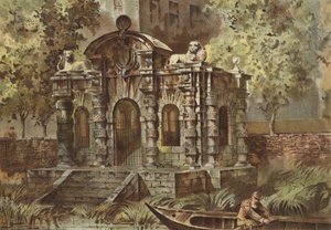 York-ház (chromolitho) alkotó: Waldo Sargeant