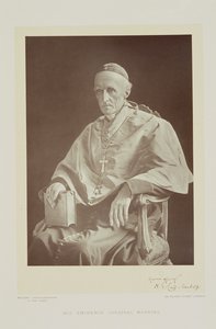 Henry Edward Manning bíboros (1808-92) portréja alkotó: Walery Rzewuski