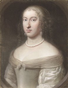Spanyolország Mária Terézia portréja 1638-1683, Franciaország és Navarra királynő hitvese, 1660.