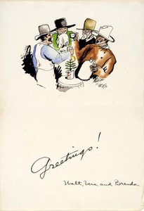 Karácsonyi üdvözlet 1931 alkotó: Walt Kuhn