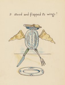 Walter Crane illusztrációja a Legendák Lionel számára (színes litográfia) alkotó: Walter (after) Crane
