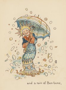 Walter Crane illusztrációja a Legendák Lionel számára (színes litográfia) alkotó: Walter (after) Crane