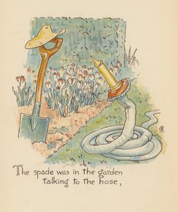 Walter Crane illusztrációja a Legendák Lionel számára (színes litográfia) alkotó: Walter (after) Crane