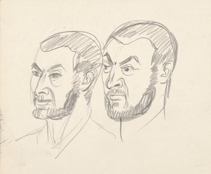 Két portrétanulmány alkotó: Walter Barwig