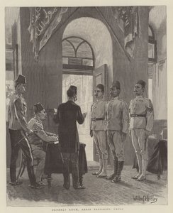 Rendezett szoba, Abdin laktanya, Kairó, India
