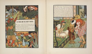 Ali Baba és a negyven tolvaj. alkotó: Walter Crane